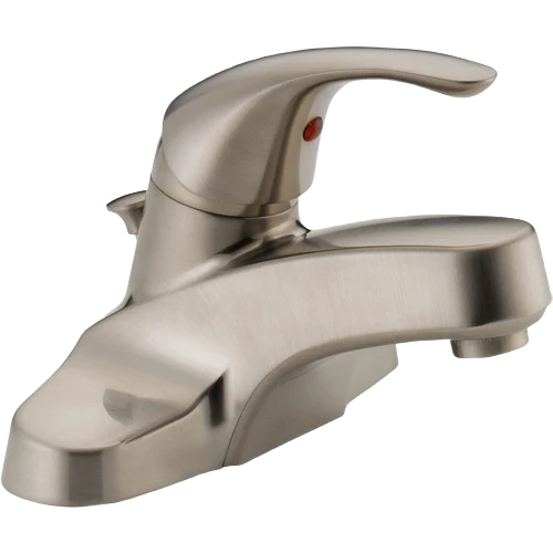 Enhanced Peerless Tunbridge Single Handle Bathroom Faucet Brushed Nickel Casual