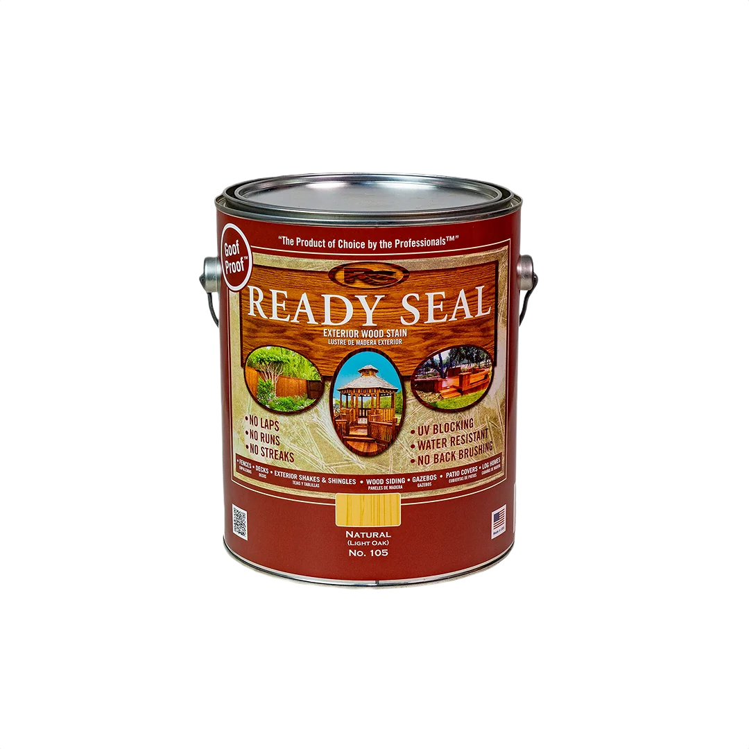 Soft Ready Seal Stain and Sealer 105 Light Oak 1 Gal. Powerful
