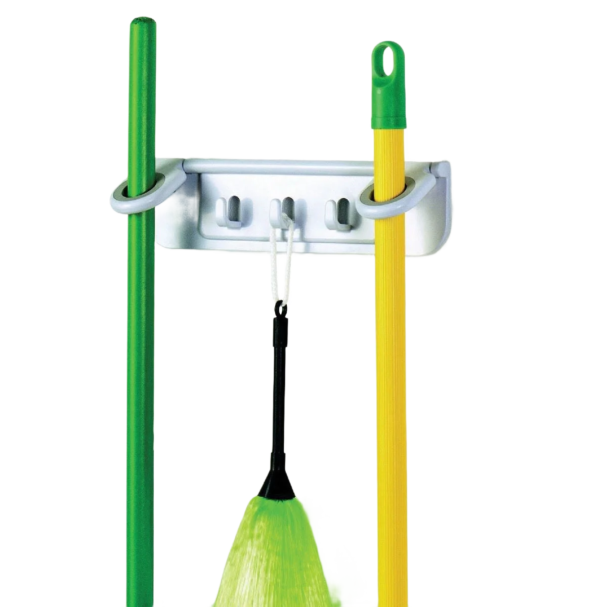Stylish Spectrum Mop and Broom Long Handle Tool Rack Exceptional