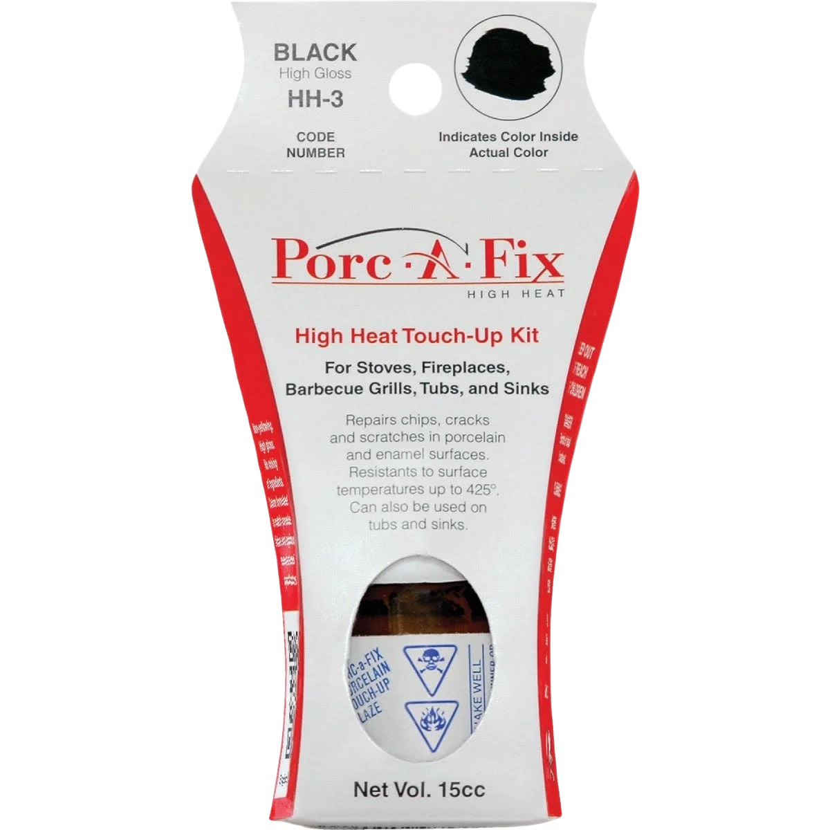 Quality Fixture-Fix Porc-A-Fix High Heat Porcelain Touch-Up Paint Glaze Proven