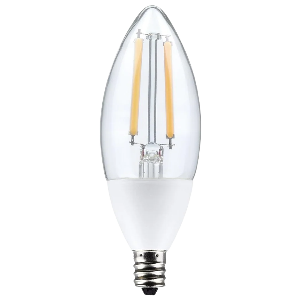 Original Design Satco 5 Watt B11 LED Dusk Dawn Candelabra Light Bulb User-Friendly