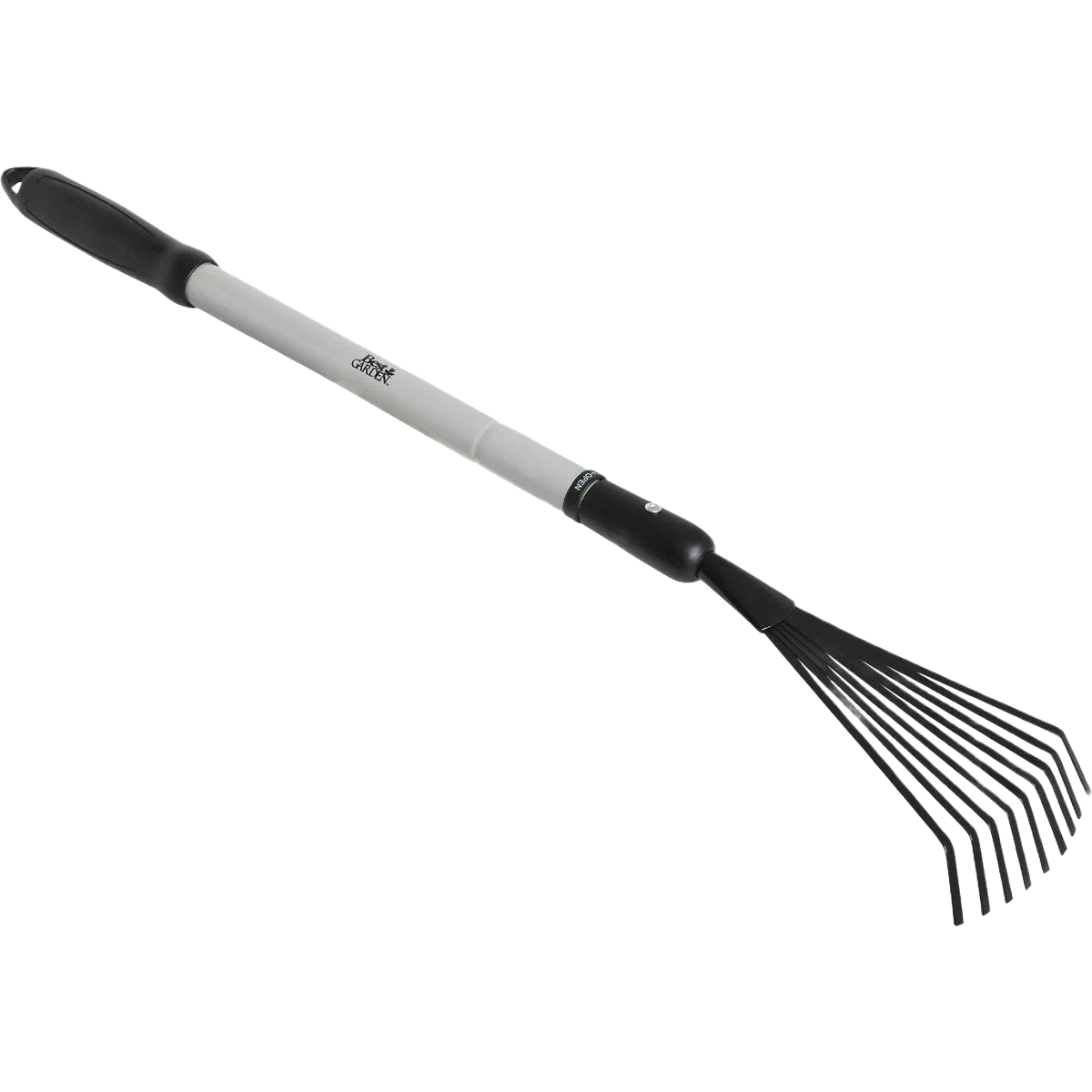 Genuine Garden Extendable Handle Steel Shrub Rake 30 in. High-End