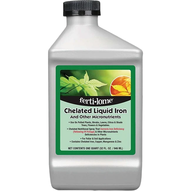 Optimized Ferti-lome Chelated Iron Formulation Liquid Plant Food Concentrate 32 oz. Advanced