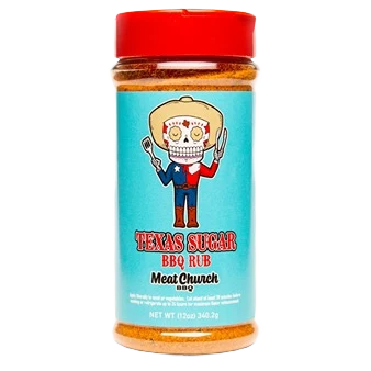 Solid Meat Church BBQ Gluten Texas Sugar Rub 12 oz. Long-Lasting
