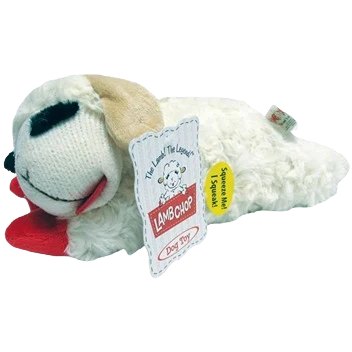 Fine Multipet Lamb Chop Plush Dog Toy 10.5 in. Dependable
