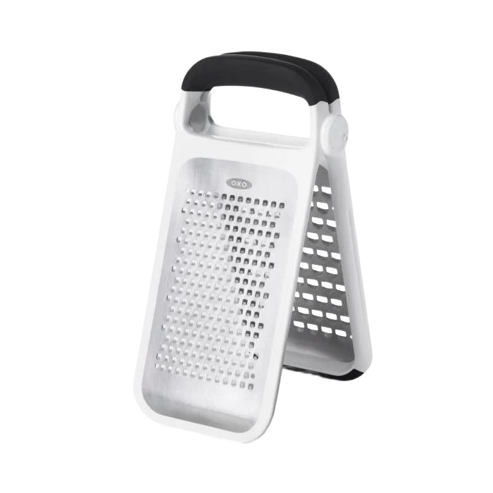 Convenient OXO Etched Two-Fold Grater Flexible