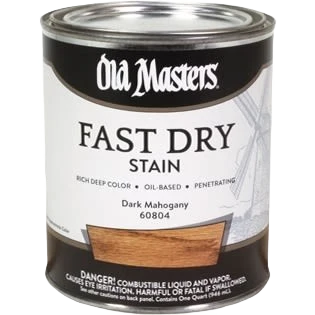 Classic Old Masters Dark Mahogany Fast Dry Stain 1 Quart Professional