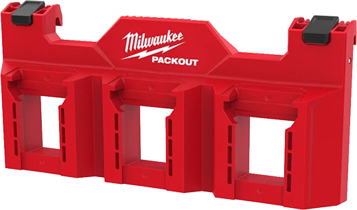 Pure Milwaukee PACKOUT™ Tool Box M18™ Battery Rack Attachment Natural