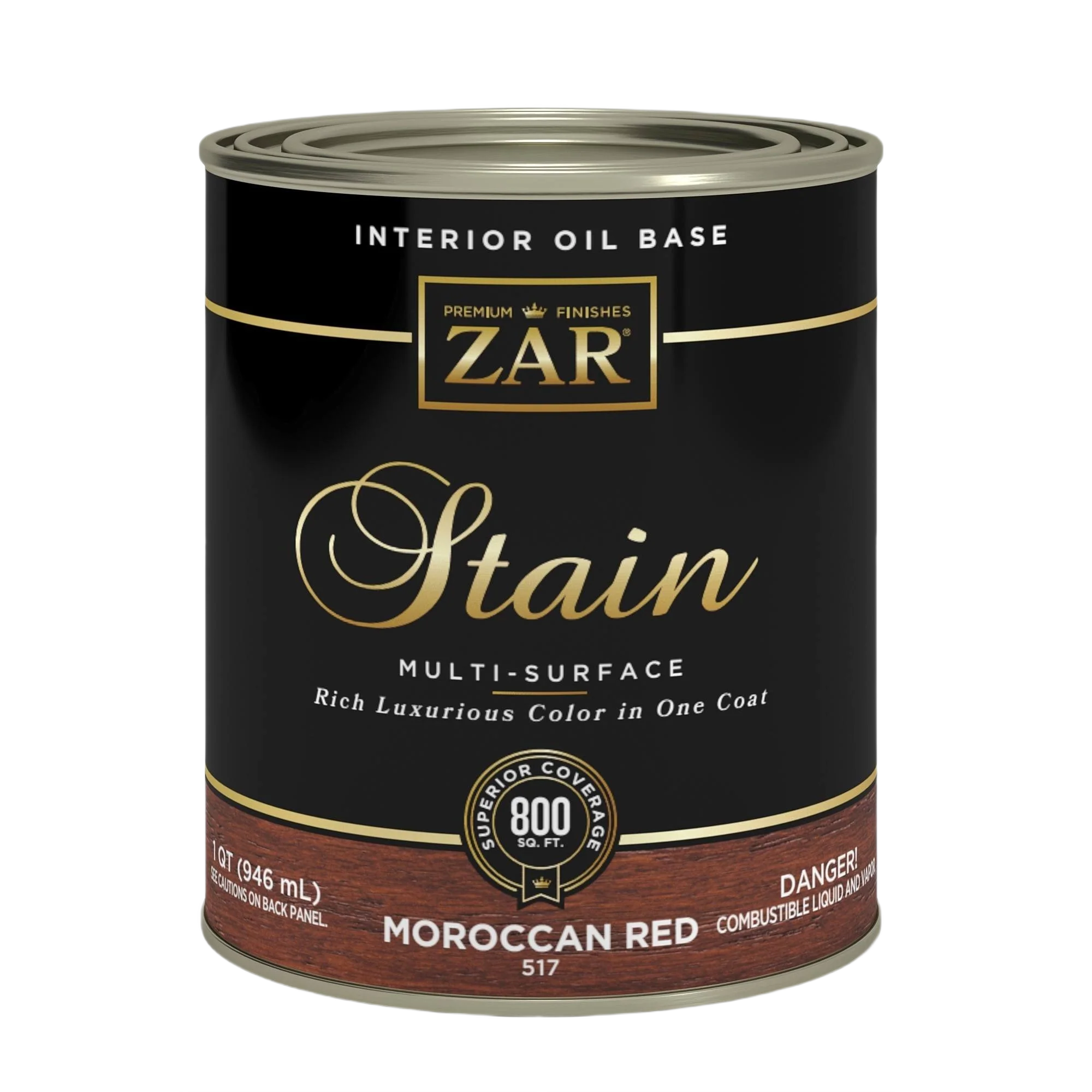 Sophisticated ZAR® Interior Oil Base Moroccan Red Wood Stain 1 Quart Verified