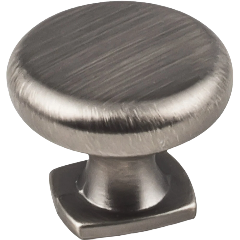 Classic Hardware Resources 1-3 8 In. Belcastel Knob Brushed Pewter Elegant