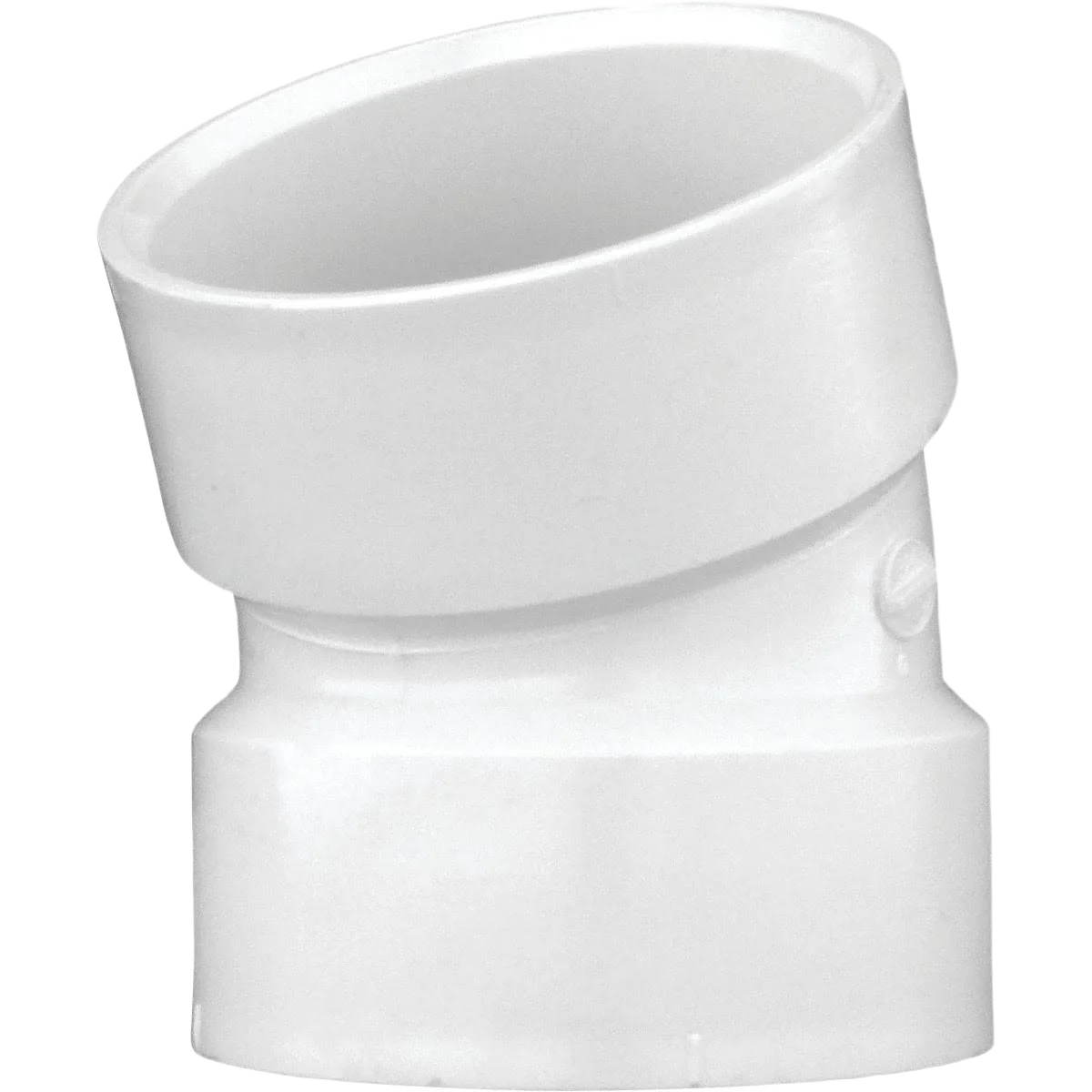 Sustainable Charlotte Pipe Schedule 40 22-1 2 Deg. DWV PVC Elbow 3 In. Hub x Hub Safe