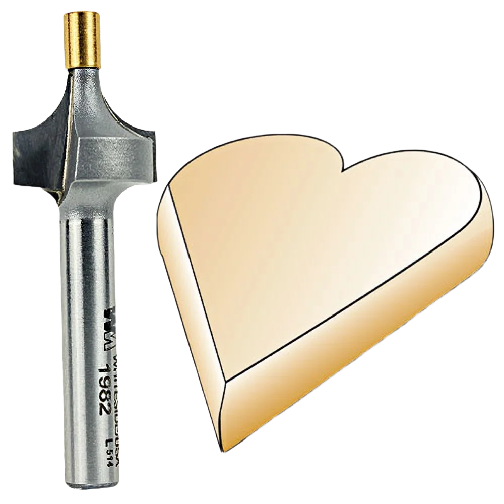 Artisan Whiteside 1982 Small Pilot Roundover Bit 1 4 in. SH x 1 4 in. R Official