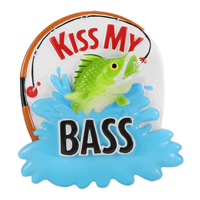 Natural PolarX Personalized Kiss My Bass Ornament Proven