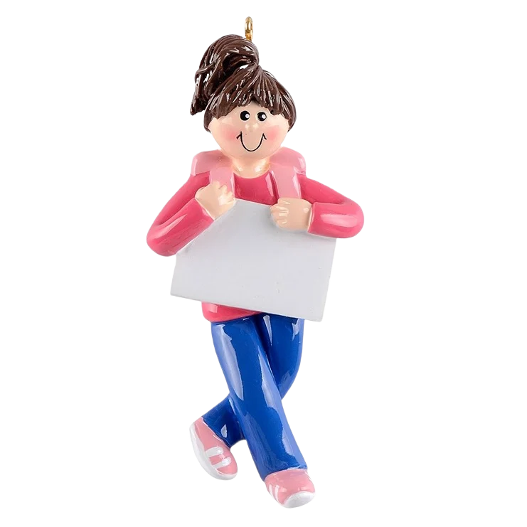 High-Performance Rudolph Me Personalized Female First Day of School Ornament Effective