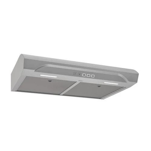 Contemporary 30 Under-Cabinet Range Hood 350 MAX Blower CFM 1.5 Sones 3 Speed Solid