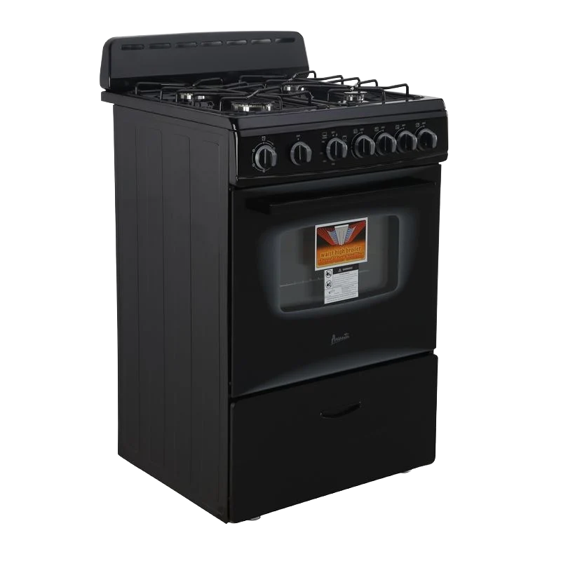 Prestigious Avanti 24 Compact Gas Range Oven - Black Verified