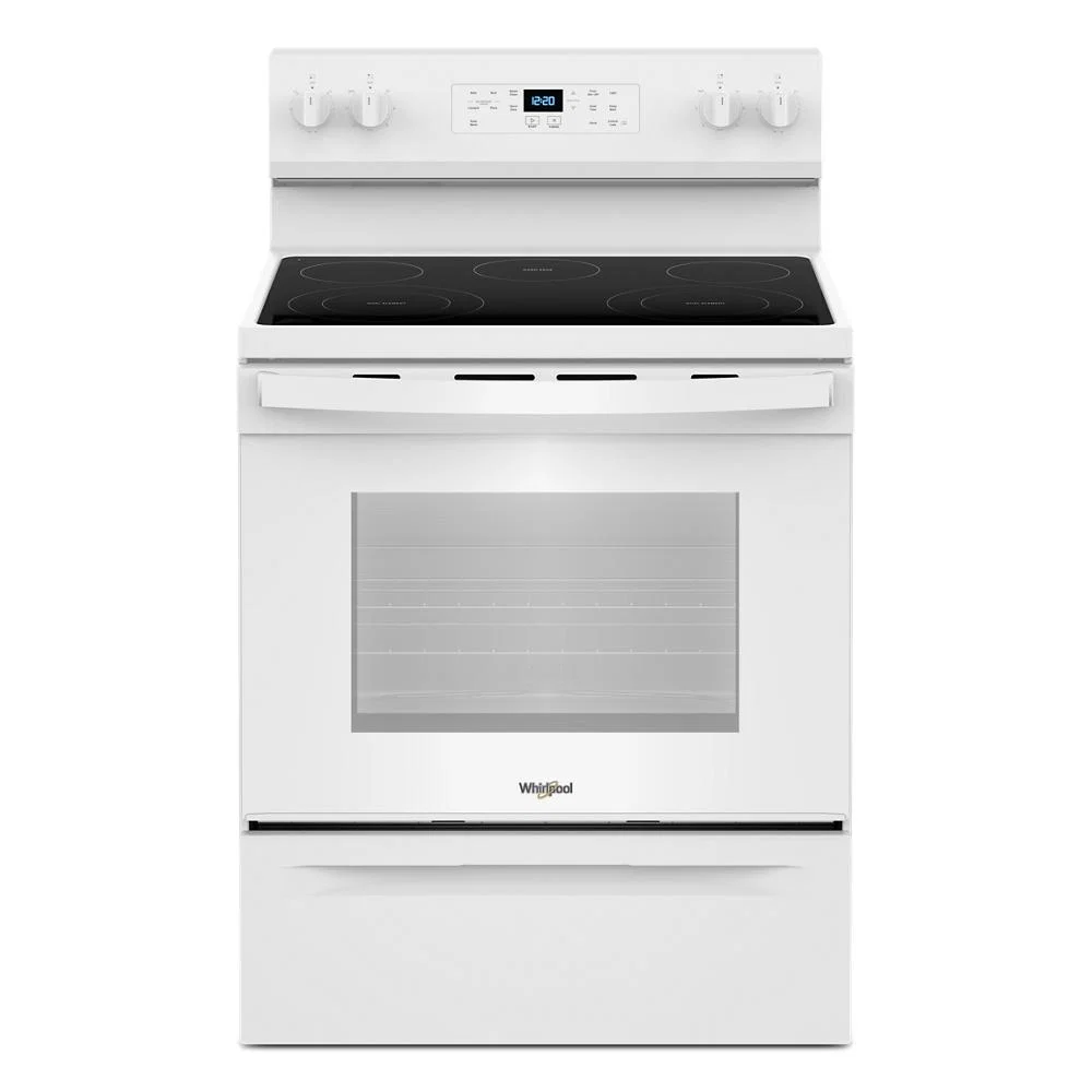 Enhanced 30-inch Electric Range with No Preheat Mode and Steam Clean Responsible