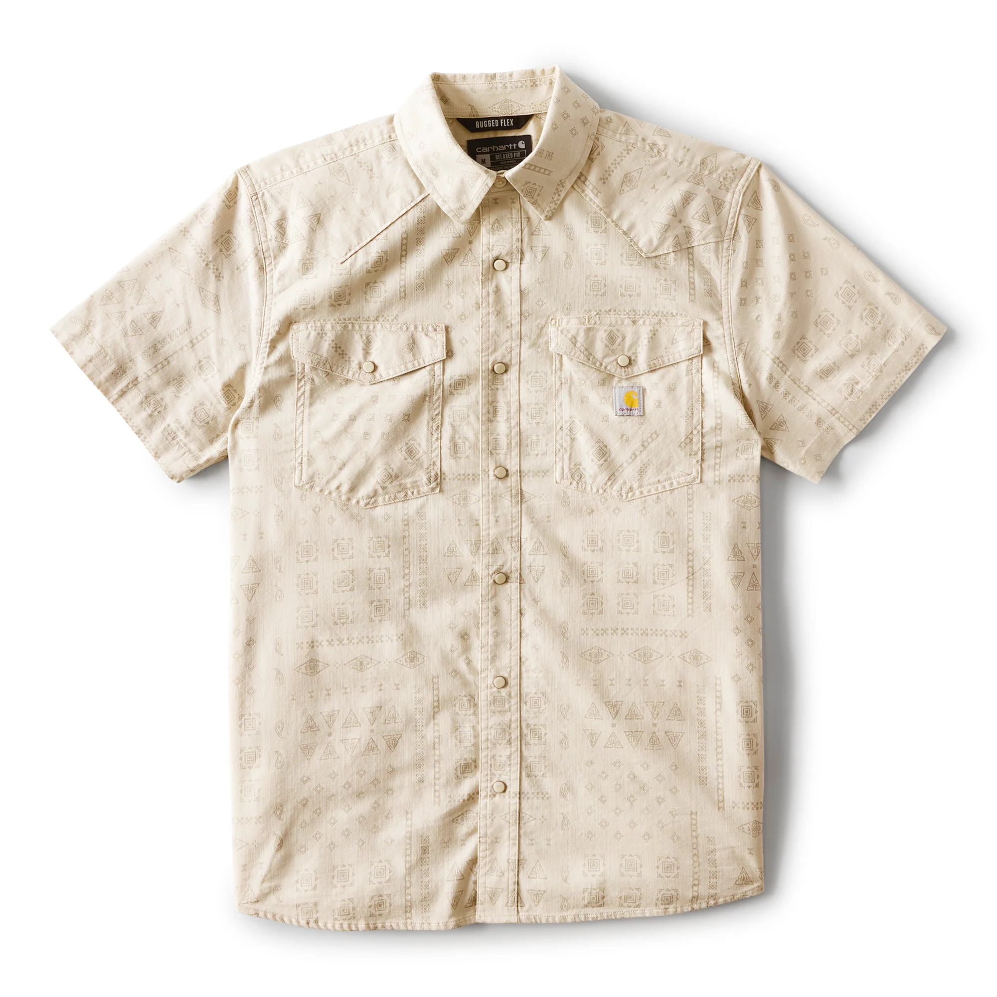 Elite Carhartt Men's Montana Bozeman Relaxed Short-Sleeve Plaid Shirt Consistent