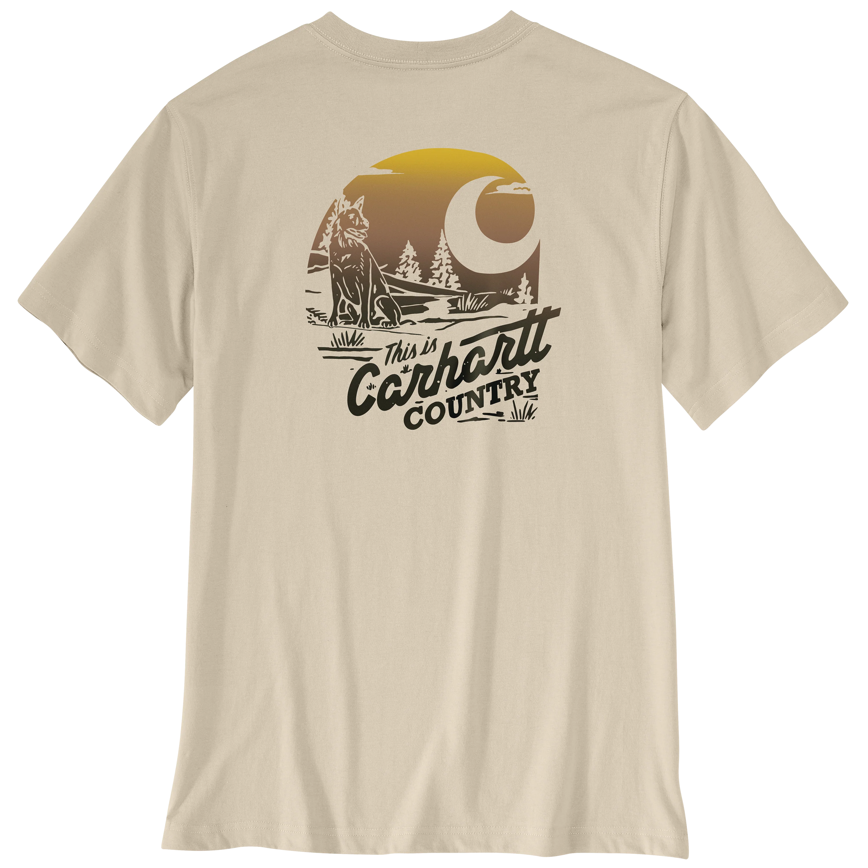 Easy-to-Use Carhartt Men's Irvine Relaxed Country T-Shirt Premium Material