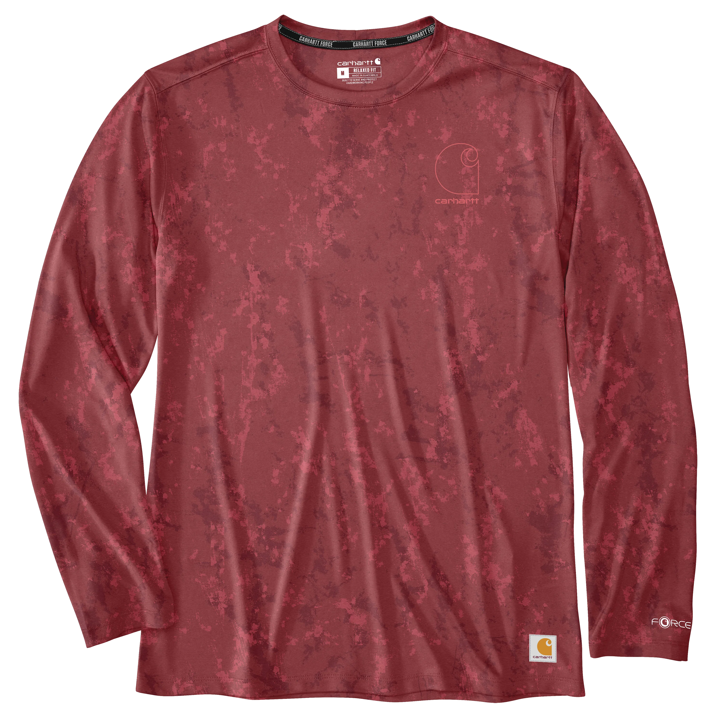 Practical Carhartt Men's Force Sun Defender Relaxed Print Long-Sleeve T-Shirt Fast