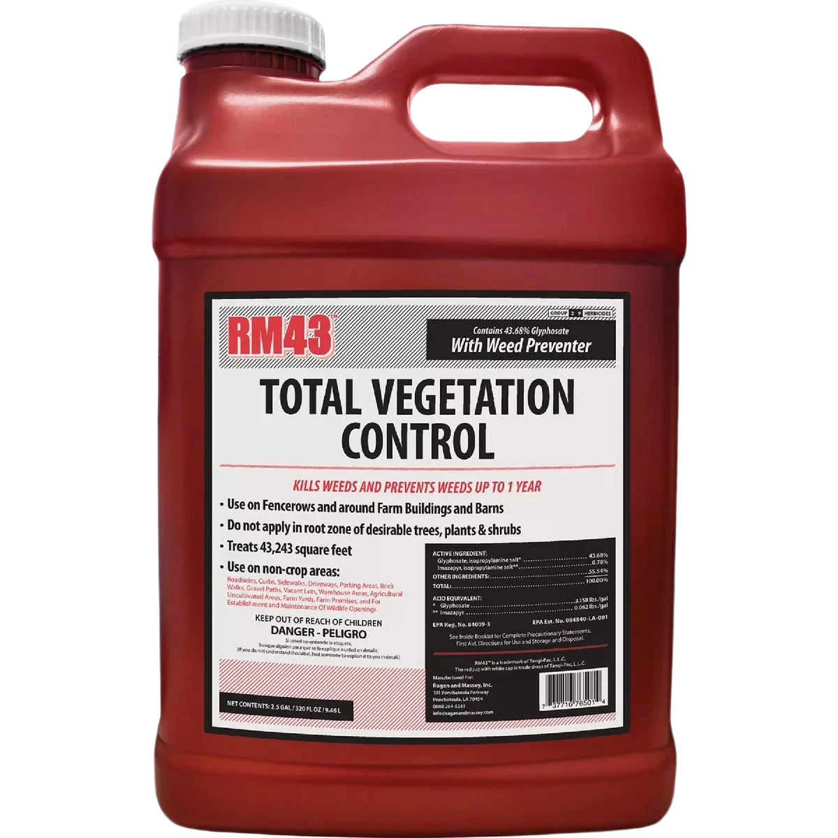 Powerful RM43 2.5 Gal. Concentrate Total Vegetation Control Professional