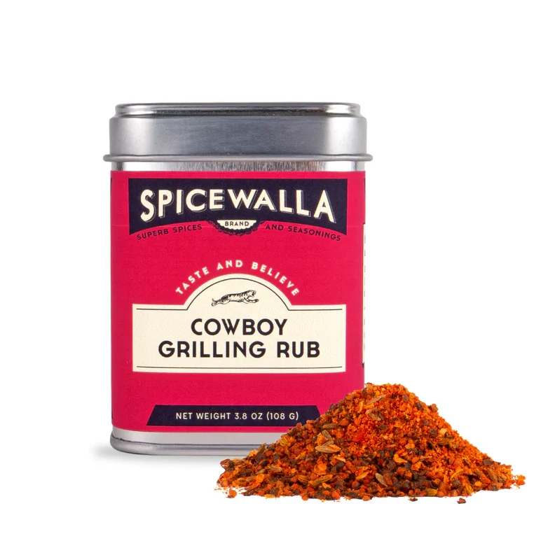 Unique Spicewalla Cowboy Grilling Rub Seasoning 3.8 oz. User-Friendly
