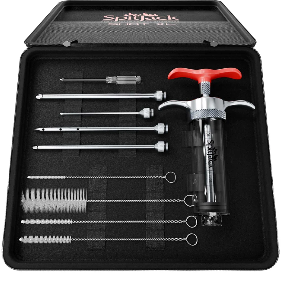 Smooth SpitJack SHOT XL Meat Injector Kit Convenient