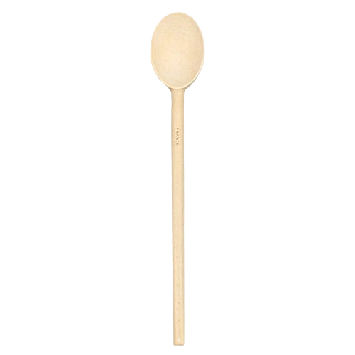 Smart HIC French Beechwood Wooden Spoon 18 in. Minimalist