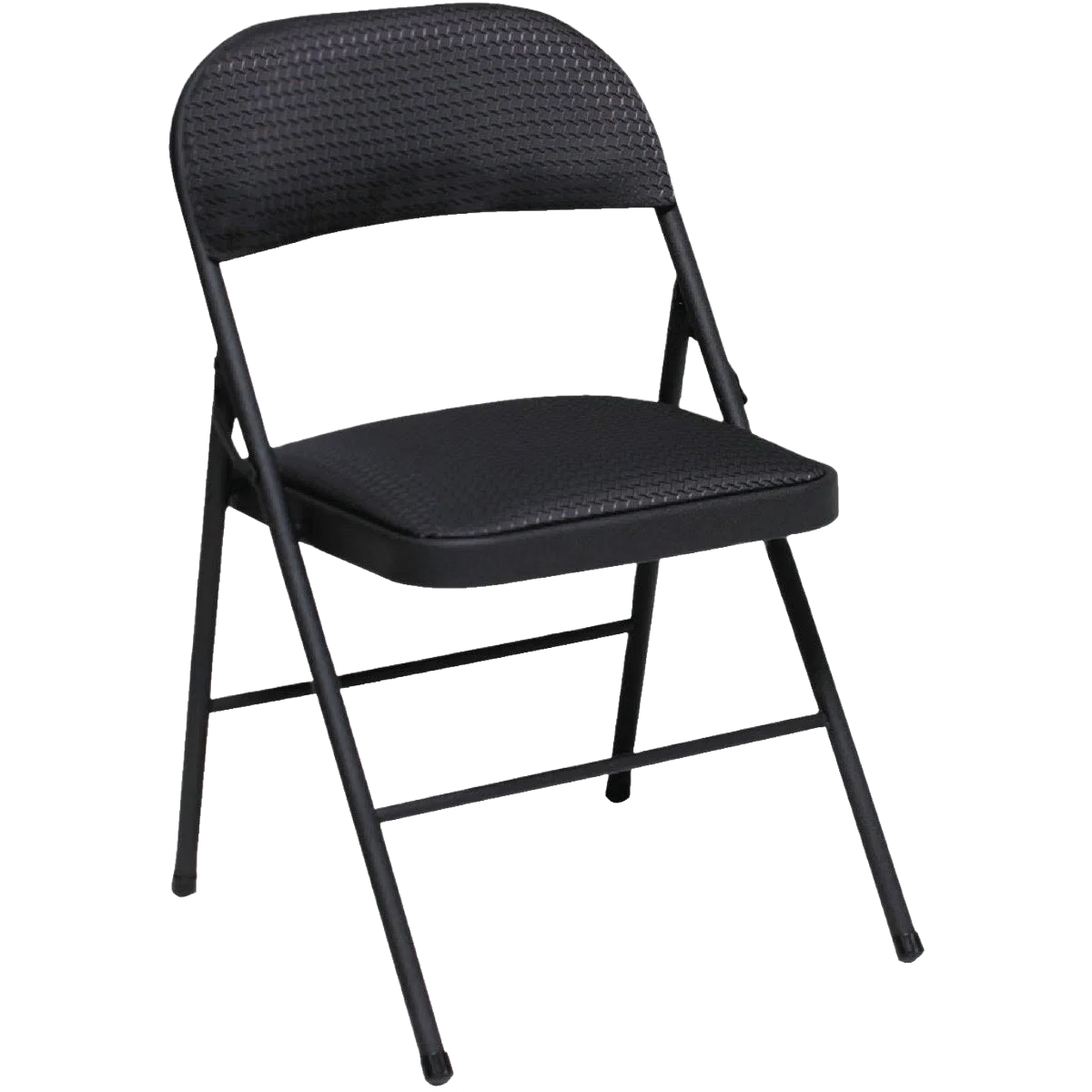 Classic COSCO Fabric Black Folding Chair High-Performance