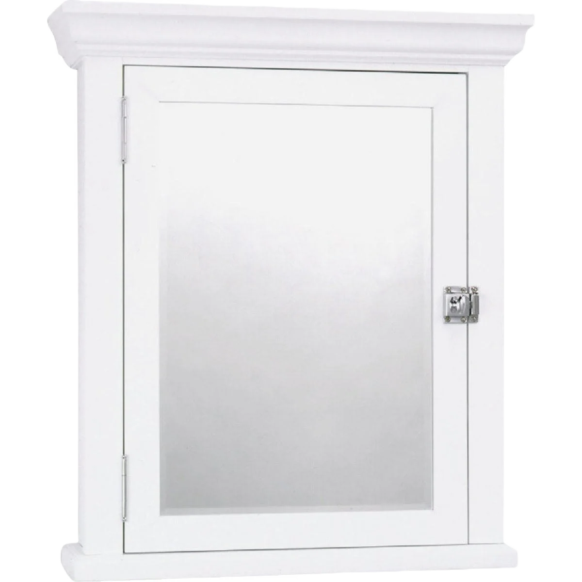 Functional Zenith American White Crown Surface Mount Medicine Cabinet 22.25 x 27.25 High-Grade