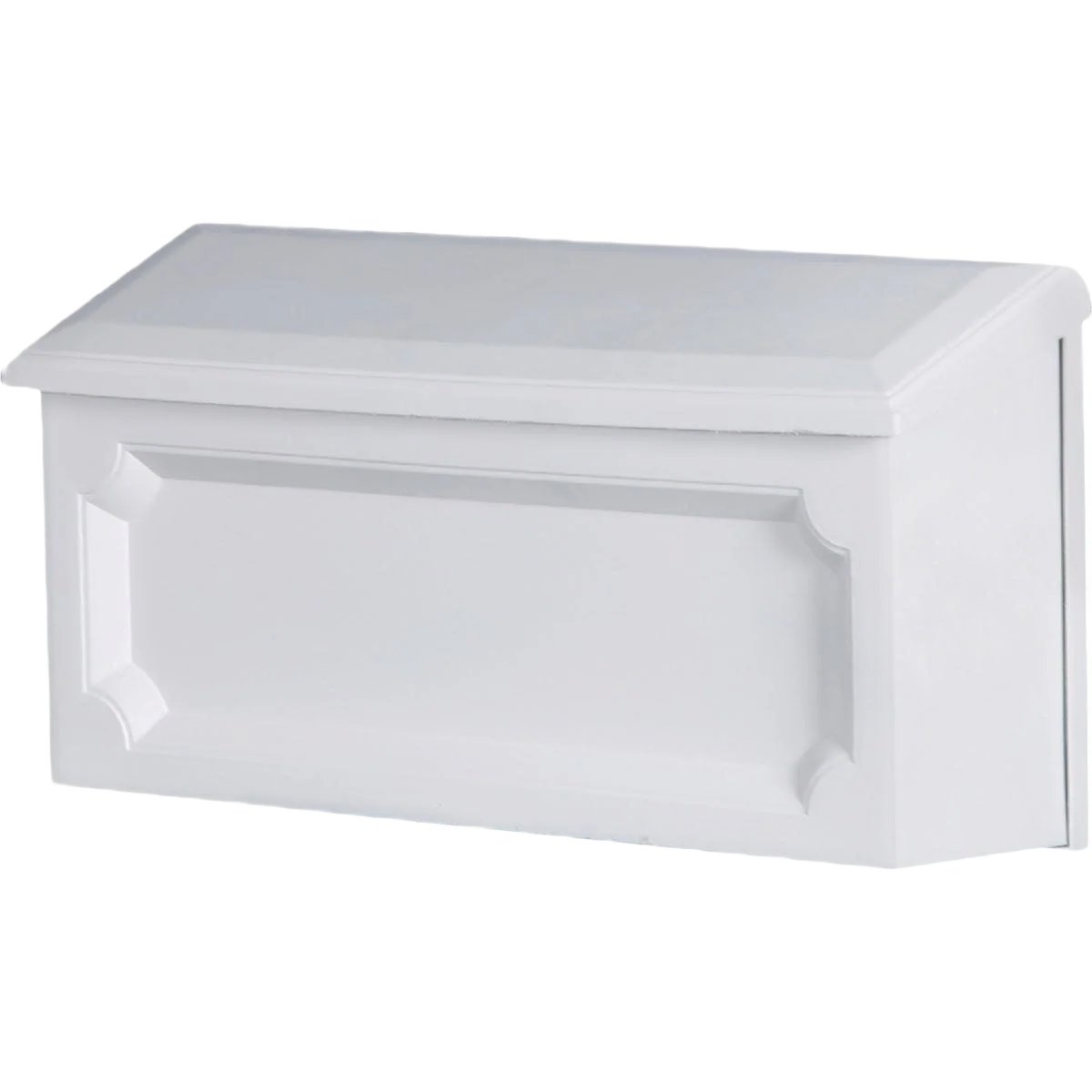 Soft Gibraltar Windsor White Horizontal Wall Mount Mailbox Convenient