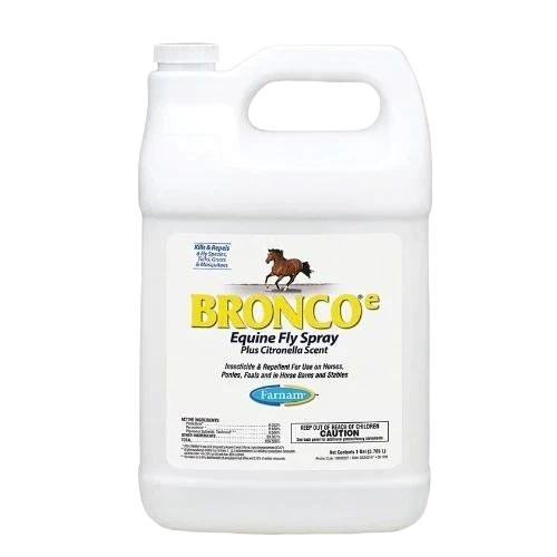 Authentic Farnam Bronco Equine Citronella Fly Spray 1 gal. Expertly Made
