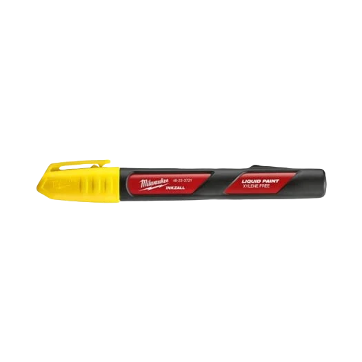 Exclusive Milwaukee INKZALL™ Yellow Liquid Paint Marker Reusable