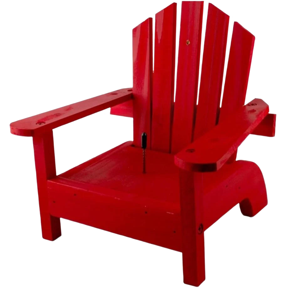 Natural Audubon Lake Cabin Adirondack Chair Squirrel Feeder Clean