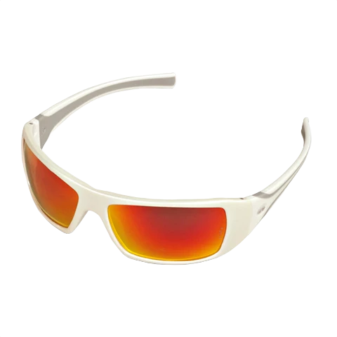 Superior STIHL White Ice Glasses with Orange Mirror Lens Powerful