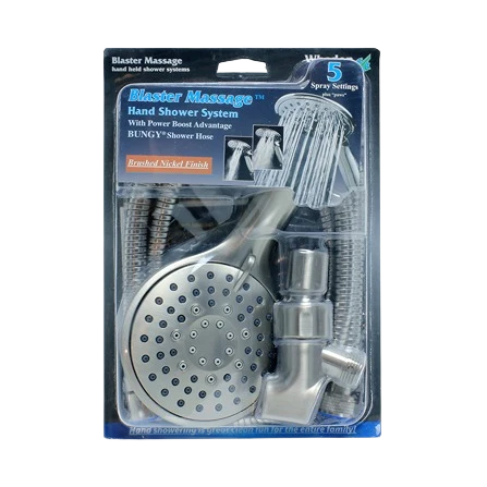 Advanced Whedon Blaster Massage Nickel Hand Shower System Verified