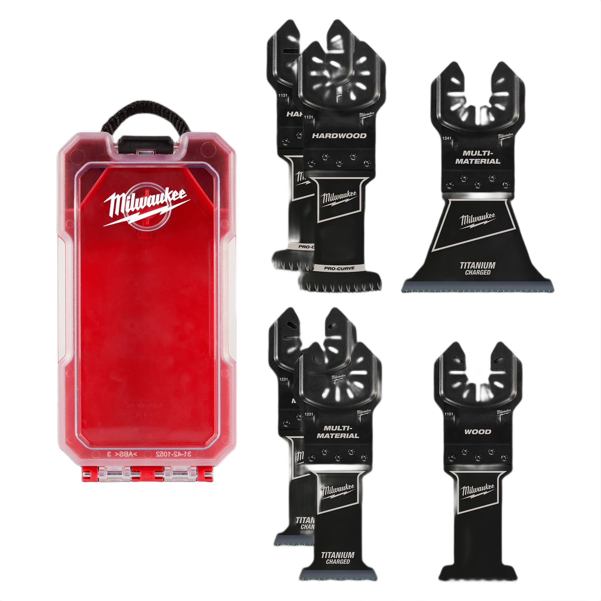 Expertly Made Milwaukee OPEN-LOK™ 6-PC Multi-Tool Blade Kit Exclusive