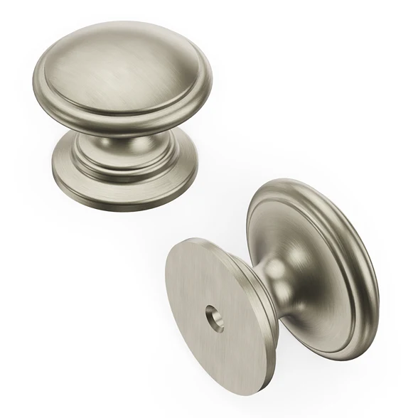 Premium Hickory Hardware 1-1 4 Satin Nickel Willamsburg Knob Superior