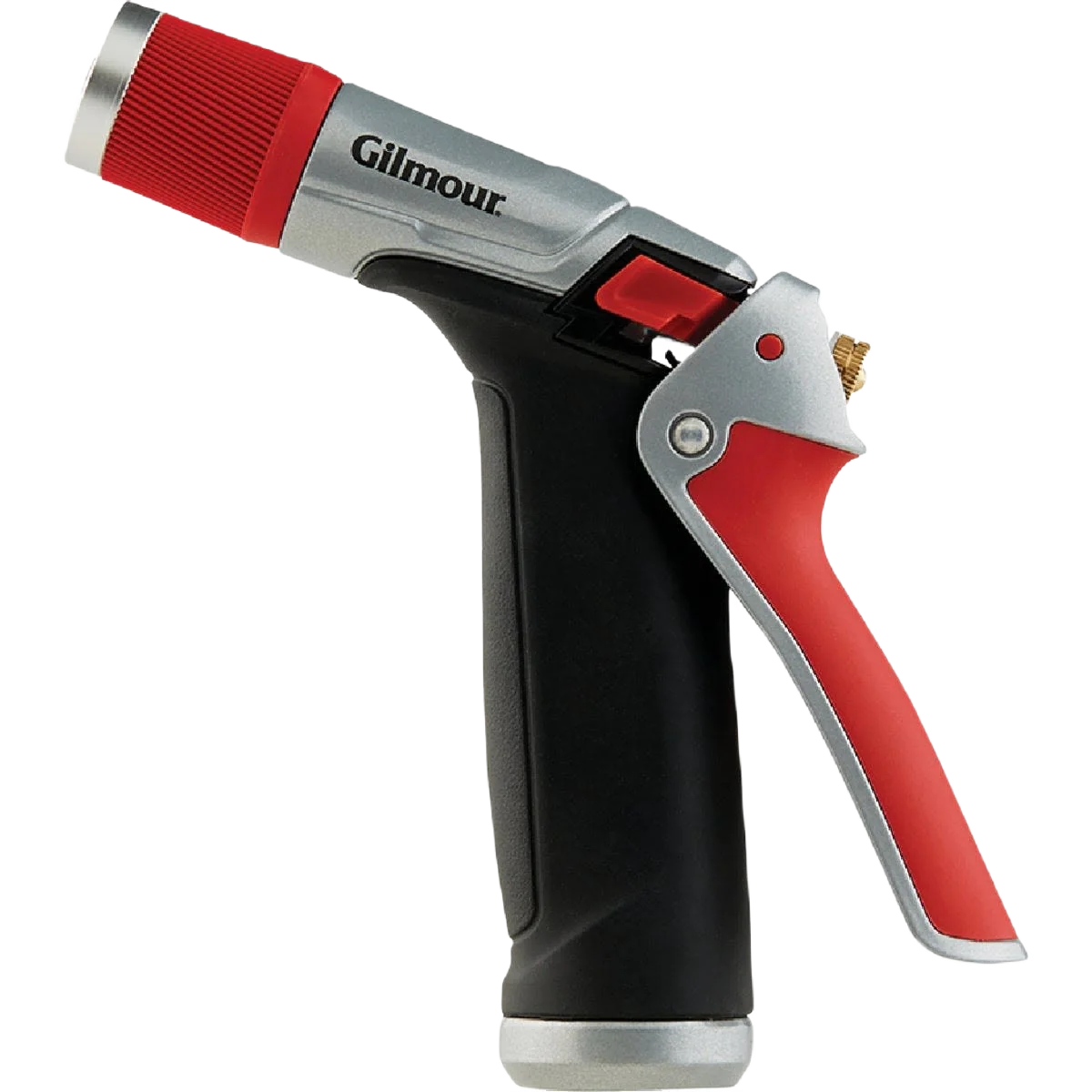 Practical Gilmour Pro Zinc Red and Black Pistol Nozzle Versatile
