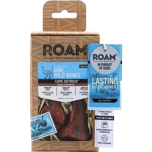 Proven Roam Cape Ostrich Gone Wild Dog Treats 2-Pack User-Friendly