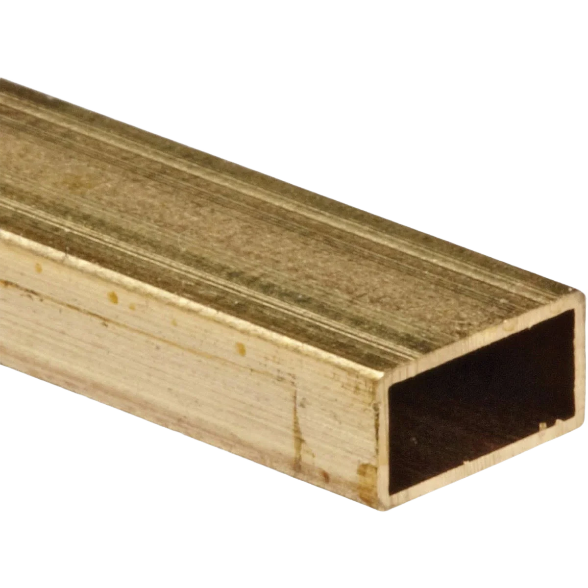 Convenient K S Brass Rectangular Tubing 1 8 In. x 1 4 In. x 12 In. Clean
