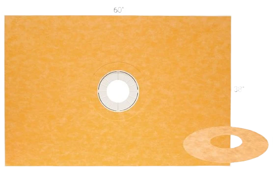 Fashionable Schluter KERDI Centered Shower Tray 38 x 60 Recyclable