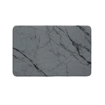 Soft Maison de Base Diatomite Marbled Grey Bath Mat Advanced