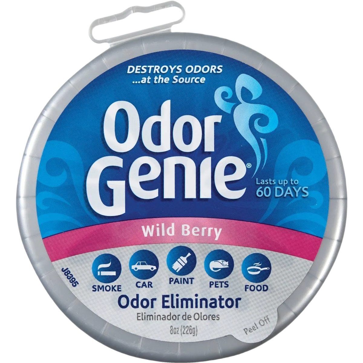 Genuine Odor Genie Odor Eliminator Wild Berry Solid Air Freshener 8 oz. Next-Generation
