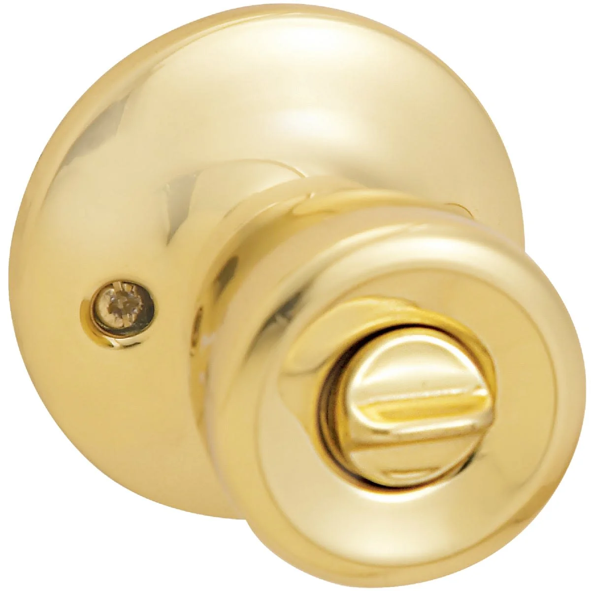 Organic Steel Pro Polished Brass Tulip Bed Bath Knob Modern