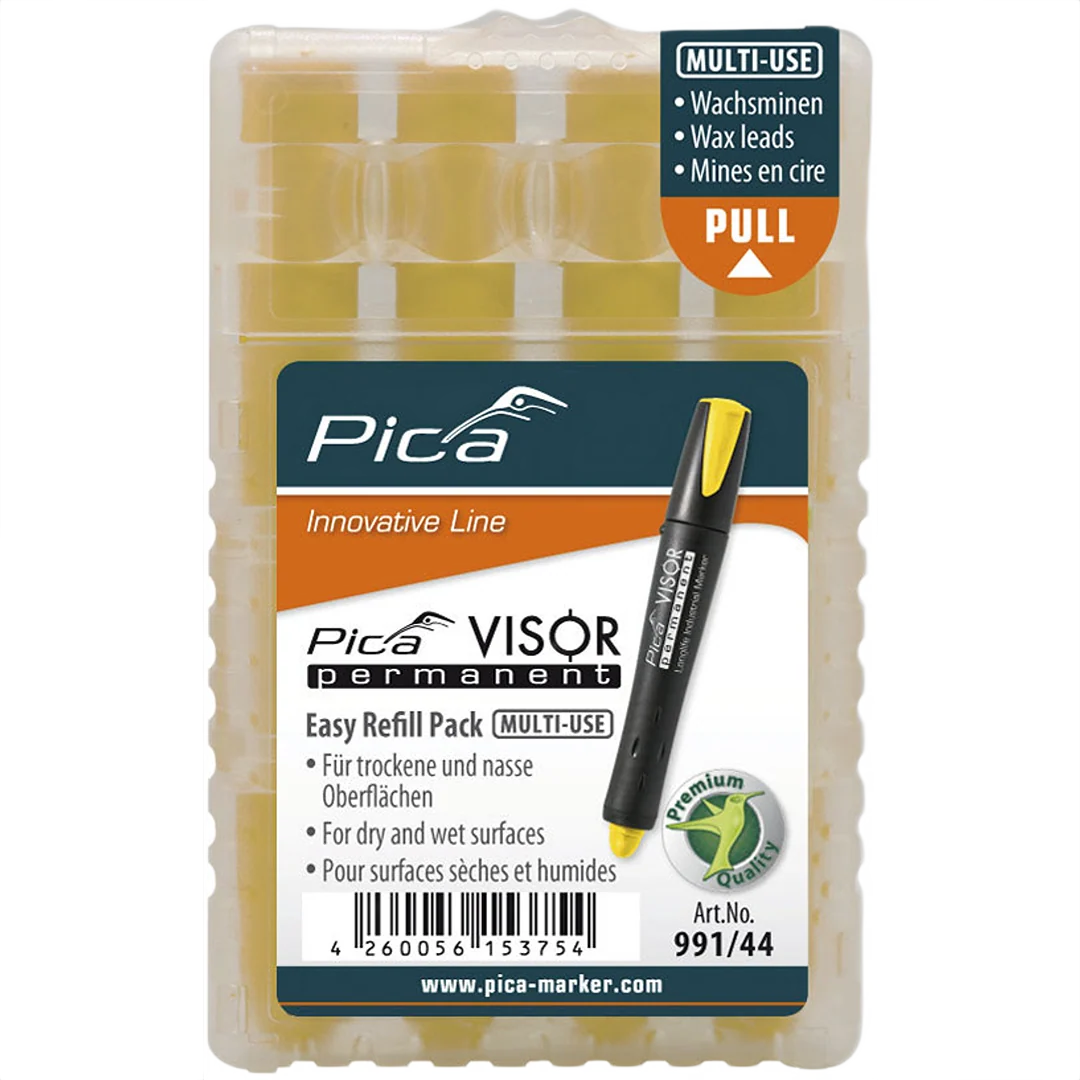 Minimalist Pica Visor Yellow Refills 4PK Premium Material