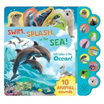 Reliable Parragon Books Swim Splash in the Sea Let's Listen in the Ocean Sound Book Expertly Made