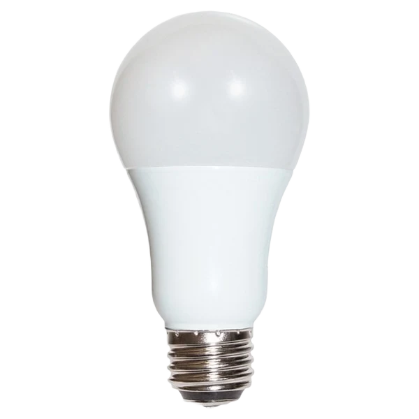 Exceptional Satco 3-Way A19 LED 4000K Medium Base Light Bulb Soft