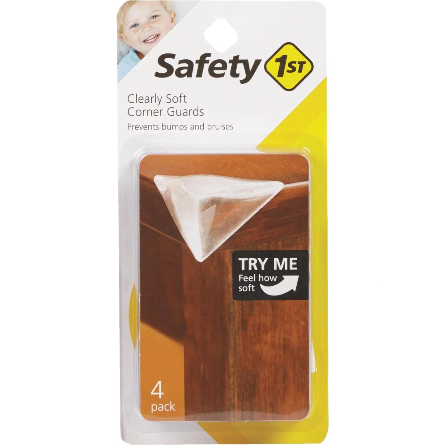 Fast Safety 1st Clearly Soft Adhesive Gel Corner Guards 4-Pack Dependable