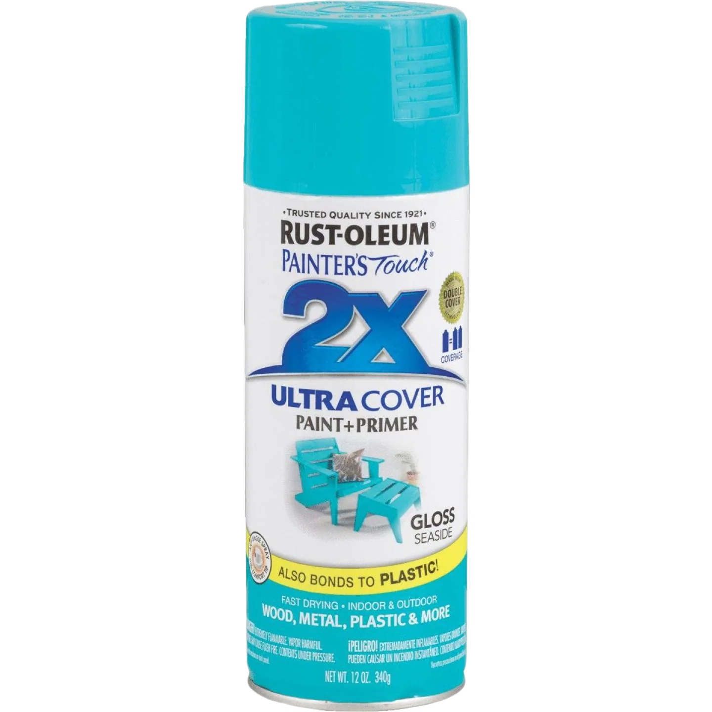 Optimized Rust-Oleum Painters' Touch 2X Seaside Gloss Spray Paint Primer 12 oz. Quality